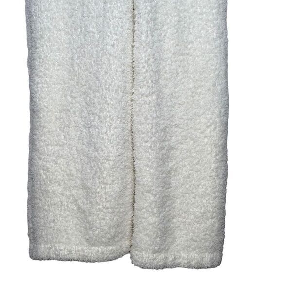 7 Veils Womens Ultra Soft Plush Bathrobe Sleepwear white cream US Small - Picture 4 of 8